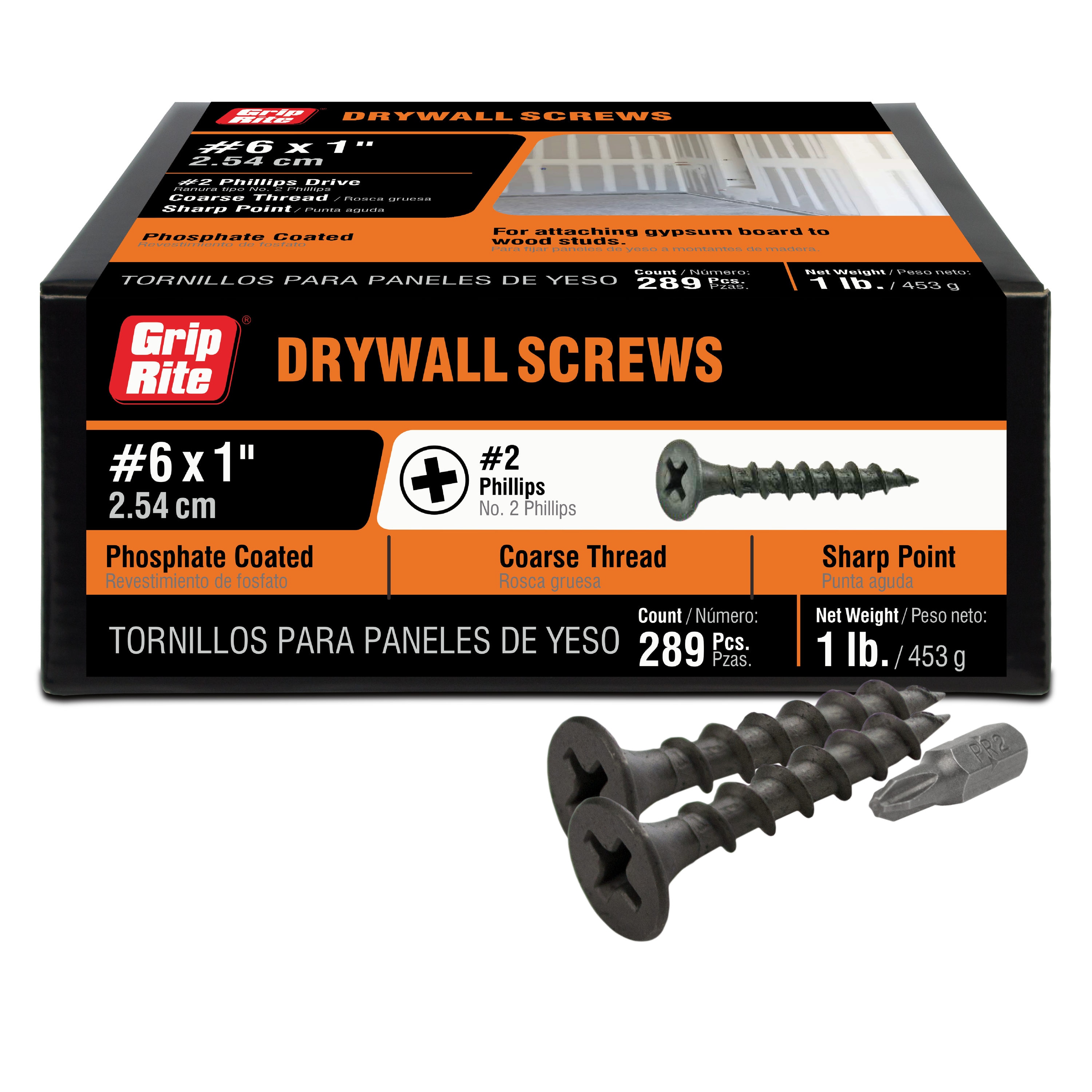 "Drywall Scr Fine Type (AB), ZP - 6-2