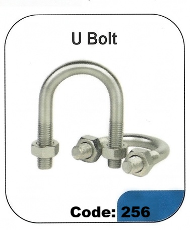 U Bolt ZP Gr4.8 with nut + washer 10-1